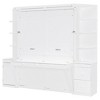 Polibi Queen Size Murphy Bed with Dual Desk & Built-In Storage Towers - 4 of 4
