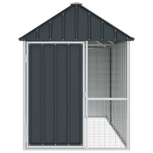 vidaXL Bird Cage Anthracite 215 x 210 x 247 cm Galvanized Steel - 1 of 4