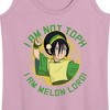 Women's - Avatar: The Last Airbender - Toph Melon Lord Graphic Racerback Tank - 2 of 4