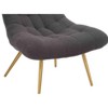CAVINAS Boucle Accent Chair with Tufted Back and Metal Legs,Modern Upholstered Living Room Chairs,Reading Chairs for Living Room - 4 of 4