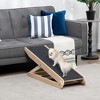 PawHut Height Adjustable Pet Ramp with Non-Slip Carpet Surfaces, 4 Levels Folding Dog Cat Ramp for Bed, Sofa & Car - 2 of 4