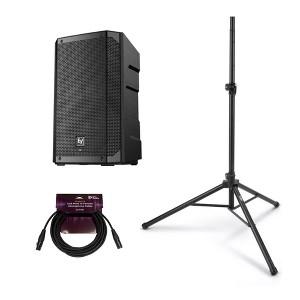 Electro-Voice ELX200-10P 10 inch 1200W 2 Way Powered Speaker Bundle - 1 of 4