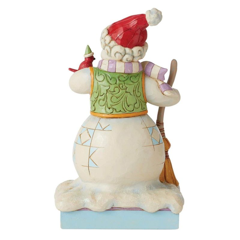 Jim Shore 7.5 Inch Season's Tweetings Heartwood Creek Santa Figurines, 3 of 4