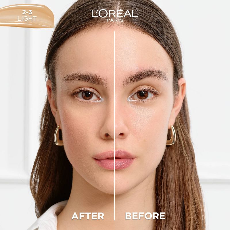 L'Oreal Paris True Match Hyaluronic Tinted Serum Makeup Skincare Hybrid - 1 fl oz, 4 of 15