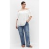 Women's Plus Size Flirtini Top - ivory | CITY CHIC - 2 of 4