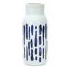 Decorative Ceramic Vase Set Of 2 Blue and White 10 Inch Vases for Modern Home Decor By Melrose - 2 of 3