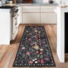 homfan Colorful Color Floral Door Mat Indoor Entrance Non-Slip Soft Oriental Vintage Carpet Kitchen Entryway Bedroom Corridors Indoor - 4 of 4