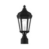 Livex Lighting Morgan 1 - Light Post Light in  Textured Black - 3 of 3