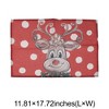 Unique Bargains Christmas Place Mats Animal Flax Red Brown White 11.8"x17.7" 2 Pcs - 3 of 4
