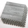 Home Aesthetics 100 SqFt 3/8" Natural Gray Wood Grain Foam Mat Interlocking Mat Tiles 25pcs - 3 of 4
