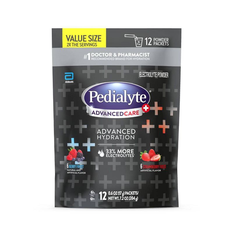 Pedialyte Advanced Care Electrolyte Powder - 3.6oz/12ct, 1 of 9