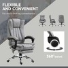 Resenkos Computer Desk Chair, Massage Office Chair With 6 Points And Heat, Reclining Computer Chair,Gray Grey - 2 of 4