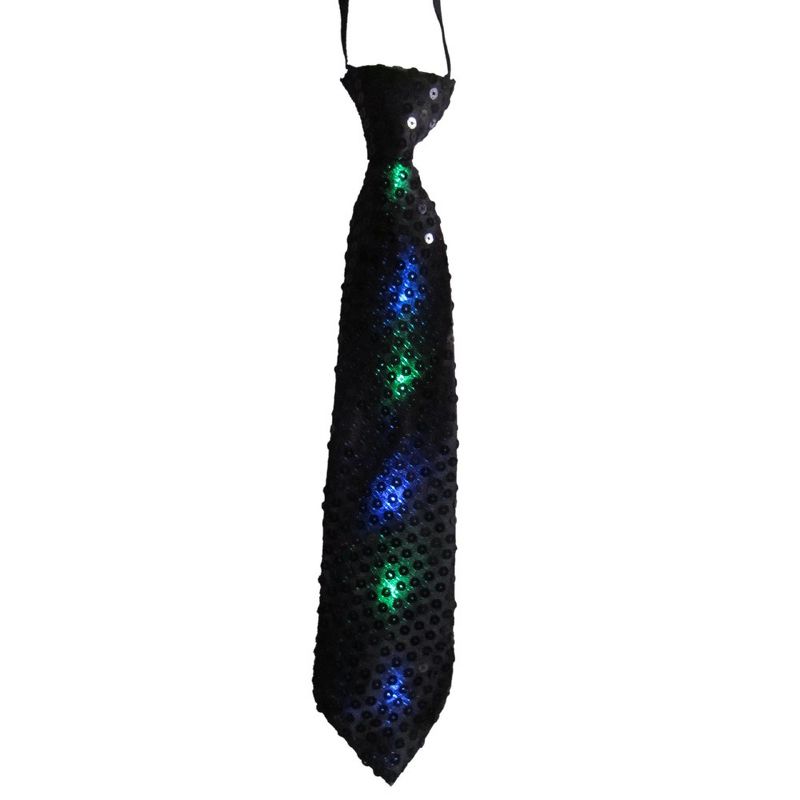 Dress Up America Flashing Sequin Tie - One Size, 1 of 2