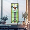 Design Toscano Presentation Rose Tiffany-Style Stained Glass Window - 2 of 4