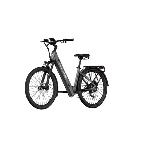 Vanpowers Adult UrbanGlide Standard 2.27' Step-Through Small Frame Electric Bike - Gray - 1 of 4