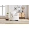 Lyngins Modern Upholstered Single Sofa Swivel Chair with Pillows/Cushion,Accent Chair for Living Room,Bedroom,Office - 2 of 4