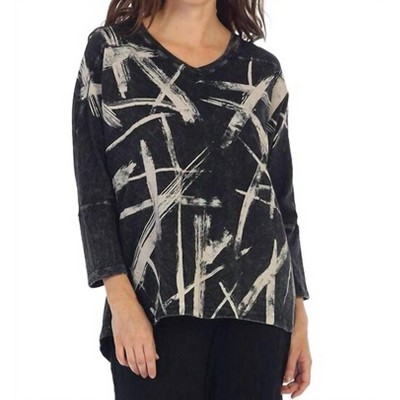 Women's Dazzling Cotton Dolman Sleeve Top - Jess & Jane