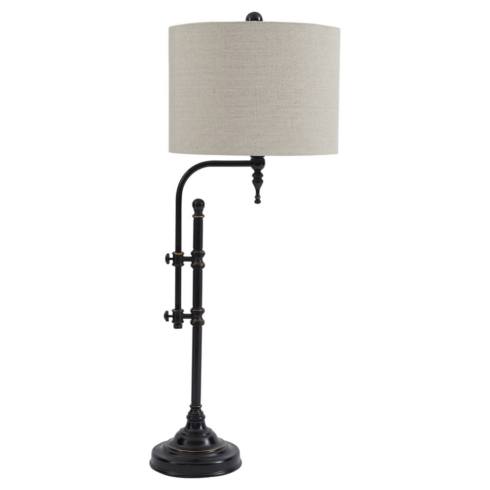 Photos - Floodlight / Garden Lamps Anemoon Metal Table Lamp Black - Signature Design by Ashley
