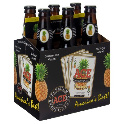 ACE Pineapple Hard Cider - 6pk/12 fl oz Bottles