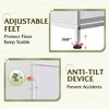 Tall 8-Drawer Fabric Dresser, Storage Tower with Fabric Bins, Double Chest of Drawers Organizer, - 4 of 4