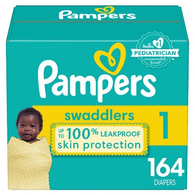 Pampers Swaddlers Diapers Enormous Pack - Size 1 - 164ct