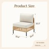 Buenhomino Patio Furniture Set – Outdoor Sectional Wicker Sofa with Cushions, All-Weather PE Rattan Conversation Set for Garden, Balcony & Poolside - 2 of 4