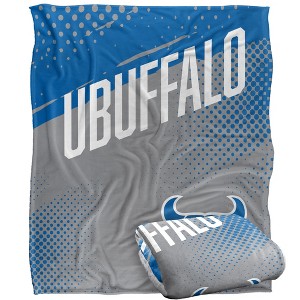 University At Buffalo Fan Zone Silky Touch Super Soft Throw Blanket 50x60 - 1 of 4