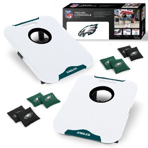 NFL Philadelphia Eagles All-Weather Travel Cornhole Set - 1 of 4