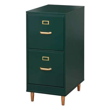 Dixie 2 Drawer Cabinet Green - Buylateral
