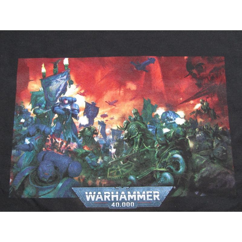 Warhammer 40000 Space Marines Codex Reserve Company Men's Black Graphic T-Shirt, 2 of 3