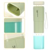 Unique Bargains Large Capacity Toothbrush Case with Cup Traveling Toothbrush Holders PP PE 7.87"x3.07"x2.28" 1 Pcs - 3 of 4