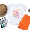 The Juniper Shop Colorful Checkered Smiley Face Toddler Short Sleeve Tee - 2 of 2