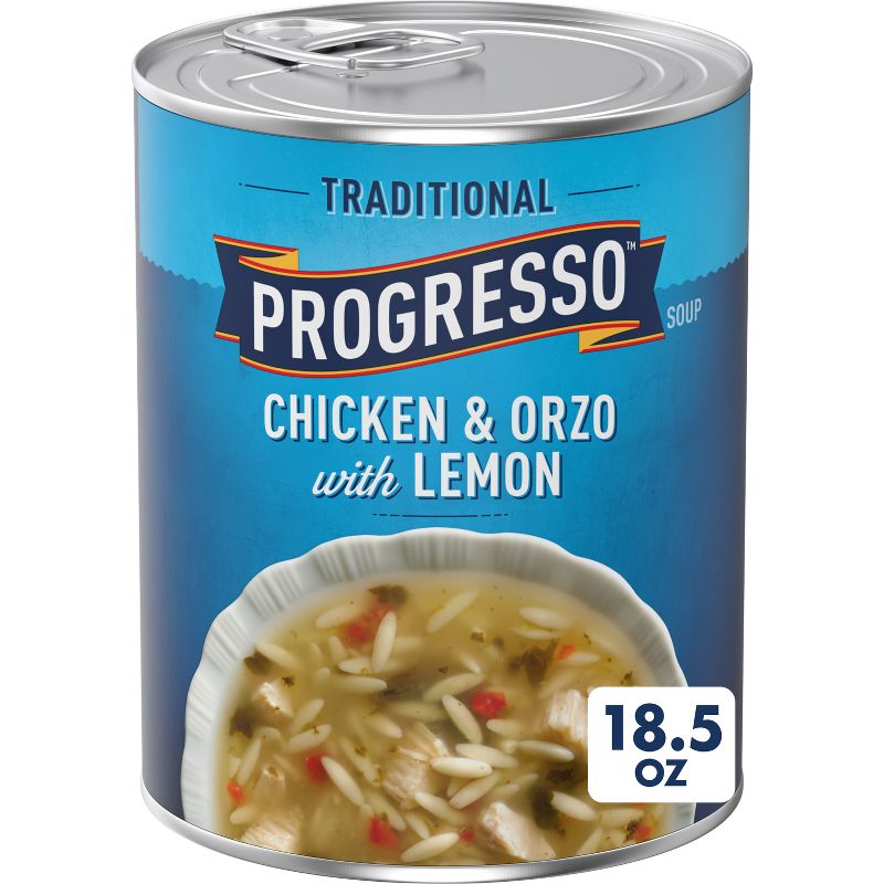 Progresso Traditional Chicken &#38; Orzo with Lemon Soup - 18.5oz, 1 of 10
