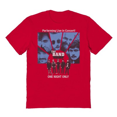 The Band Men's Americana One Night Only 1 Short Sleeve Graphic Cotton T-Shirt