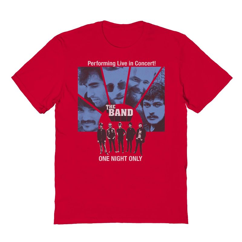 The Band Men's Americana One Night Only 1 Short Sleeve Graphic Cotton T-Shirt, 1 of 2