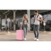 Vynxaria 3-Piece Durable ABS Hard Shell Suitcase Set Pink 20/24/28" Double Spinner Wheels Lightweight Design - 3 of 4