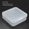 Unique Bargains Square Storage Container with Hinged Lid for Beads Craft 6 Pcs - 4 of 4