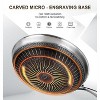 Michelangelo 2pc Stainless Steel Frying Pan Set with Lids Honeycomb - 2 of 4