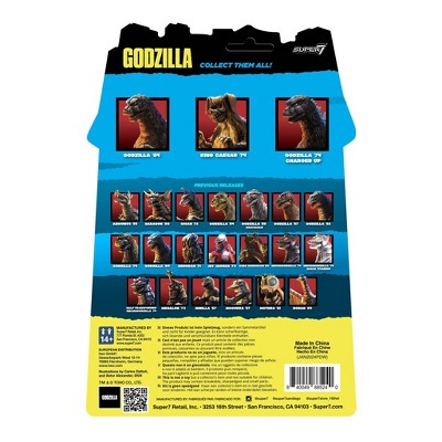 Dark Gray and Blue Charged Up Godzilla 1974 Action Figure