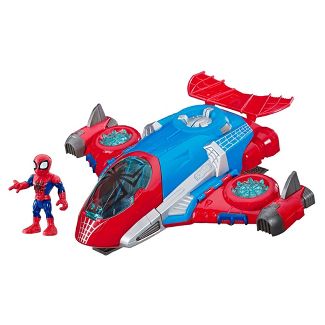 Playskool Heroes Marvel Super Hero Adventures Spider-Man Jetquarters