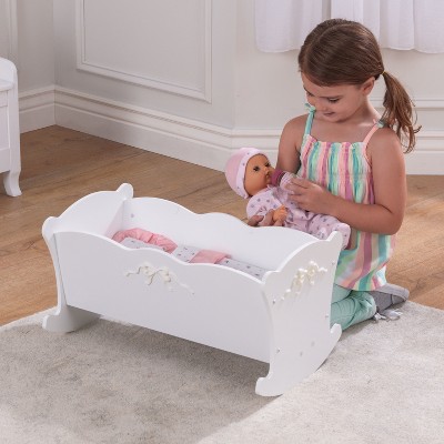 kidkraft tiffany bow cradle