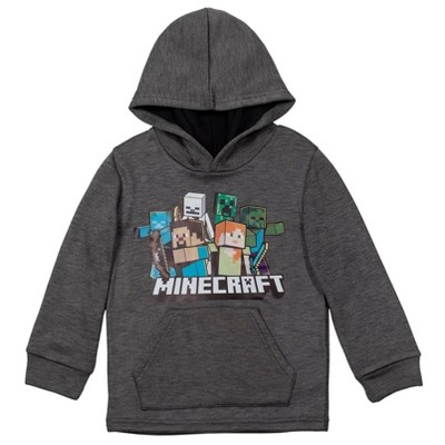 Minecraft Fleece Pullover Hoodie Little Kid to Big Kid