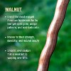 Brazos Handcrafted Wood Walking Cane, Twisted Walnut, Traditional Style Handle, for Men & Women, Made in the USA, 37 - 2 of 2