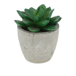 Unique Bargains Artificial Plants Plastic 2.76"x2.76"x3.15" 1Pc - 1 of 4