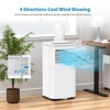 10000 BTU Portable Air Conditioner, Home AC/Air Conditioner with Remote Control for Room up to 450 Sq.Ft, 3-in-1 Functions/24 Hrs Timer/Caster Wheels - 3 of 4