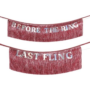 Packed Party Last Fling Before The Ring Letter Garland - 1 of 4