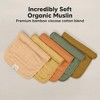 5pk Lumi Muslin Burp Cloths for Baby Boys, Girls, Organic Baby Burp Cloths, Burping Cloths for Babies - 4 of 4