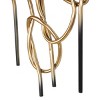 Olivia & May 32"x33" Iron Wall Sculpture: Modern Industrial Horizontal Decor - 3 of 4