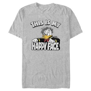 Mens Mickey & Friends Donald My Happy Face T Shirt - 1 of 4