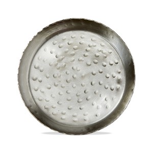 TAG Remi Round Pillar Plate Nickel - 1 of 2